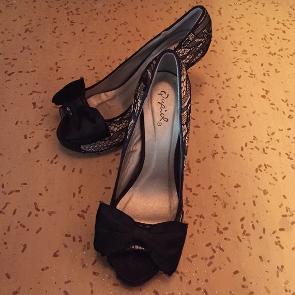 Lace heels