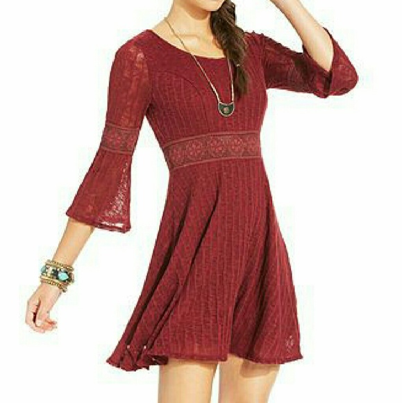 SKATER DRESS with cute waist cut out