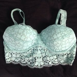 Pink Victoria Secret lace bralette