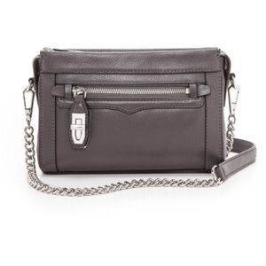 Rebecca Minkoff Crosby grey new with tags bag!
