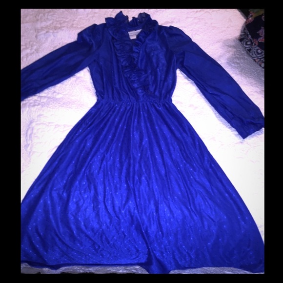 Blue dress