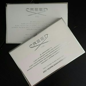 CREED Perfume Sample Lot of 2- Virgin Island Water