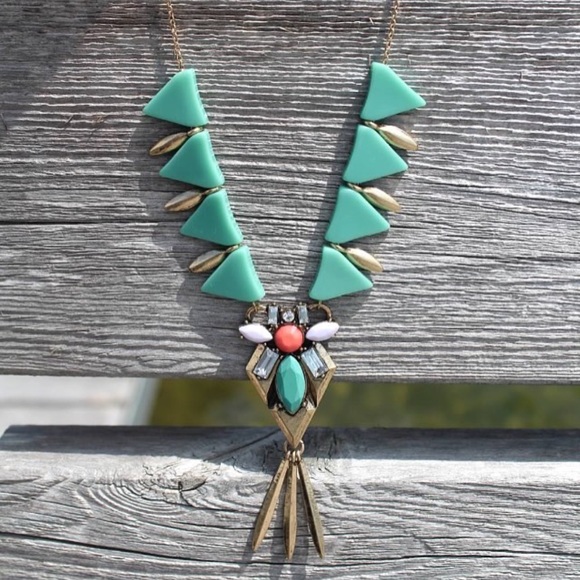 J. Crew Jewelry - FREE SHIPPING* Turquoise pendant necklace