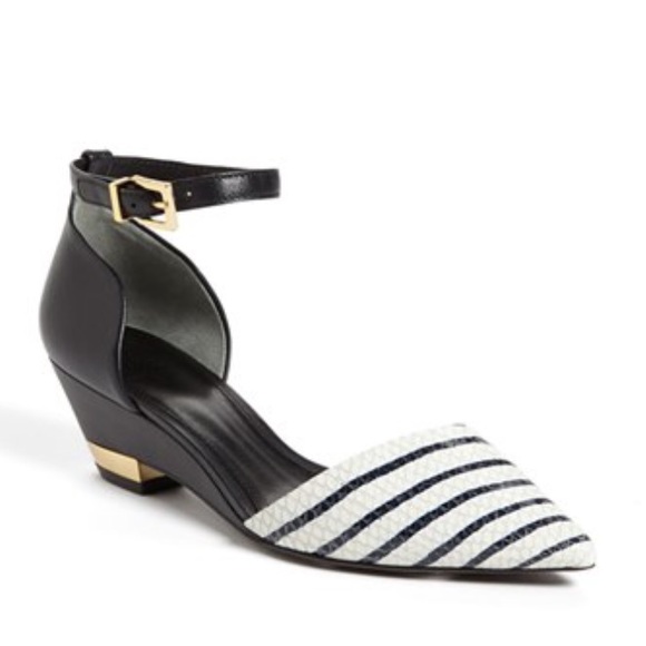 Tory Burch Mackenna Pointed-Toe Micro Wedge