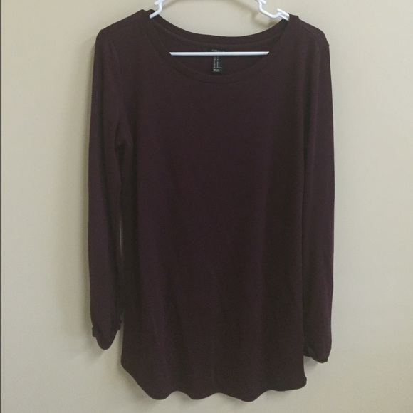 Tshirt dress - maroon