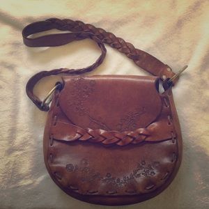 Leather satchel