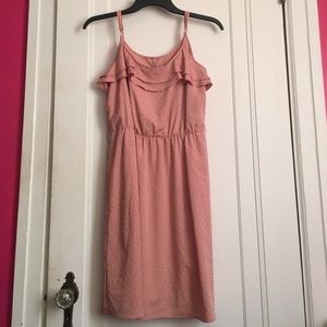 Salmon studded dress!