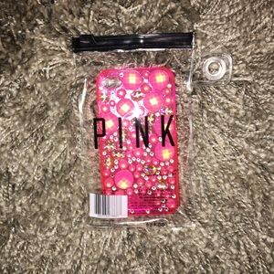 PINK Jeweled iPhone 4 Case