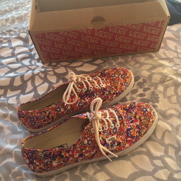 Floral vans