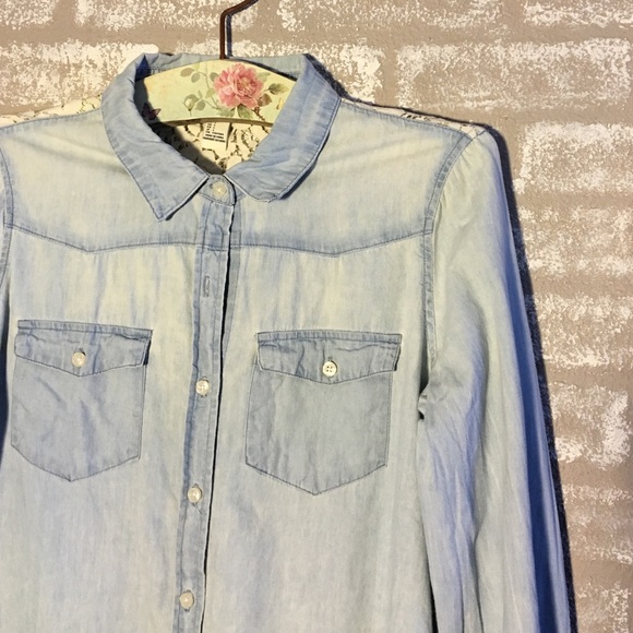 Denim Button Up - Picture 2 of 4