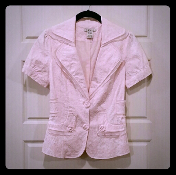 Blush Short Sleeve Jacket - Picture 1 of 4