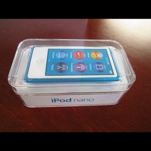 Blue 7th generation iPod nano