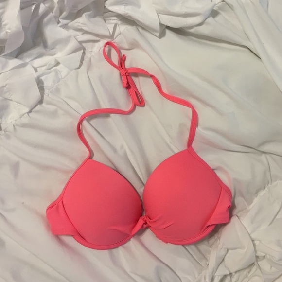 Coral Push Up Bikini Top
