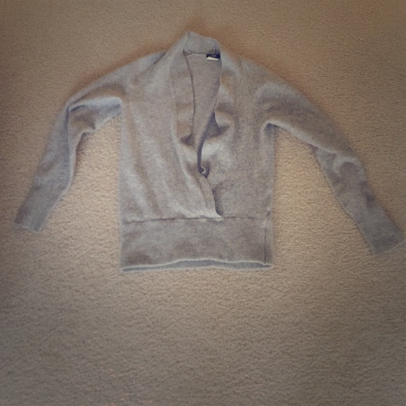 NWOT J. CREW wool/cashmere wrap style sweater