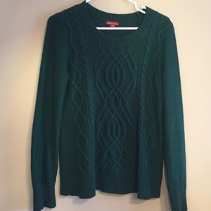 Dark green and warm sweater!