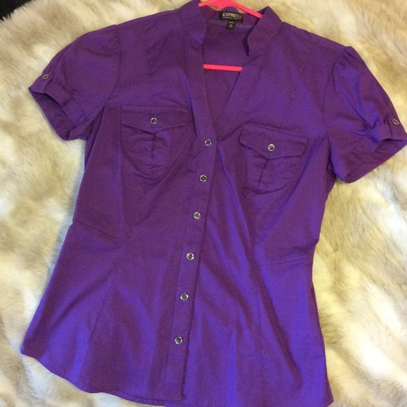 ❤BIG SALE ❤Purple Express Business Casual Top