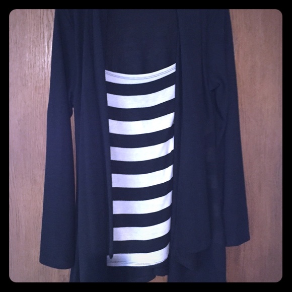 Social House black and white sweater.