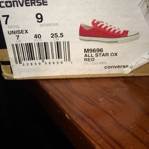 Red converse