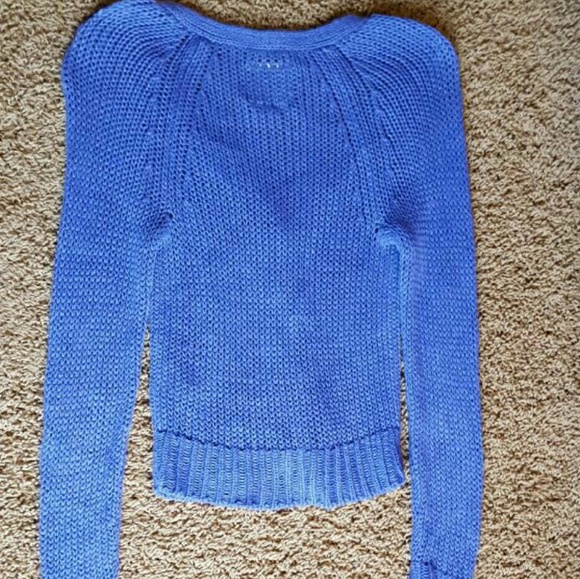 Thick Purple AE Sweater Sz. Small - Picture 2 of 3