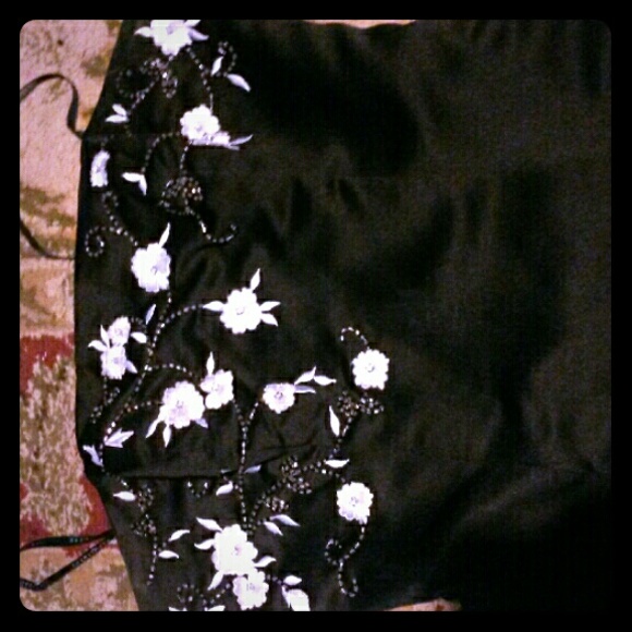 Juniors black prom dress