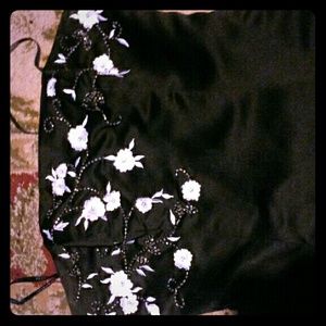 Juniors black prom dress