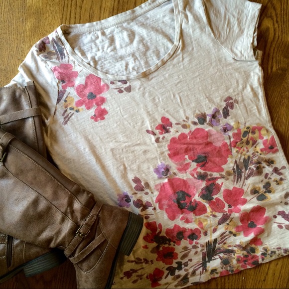MERONA short sleeve top with floral print - Picture 1 of 3