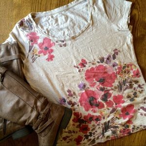 MERONA short sleeve top with floral print