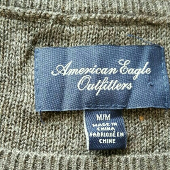 Like New AE Striped Color Block Sweater - Picture 2 of 3
