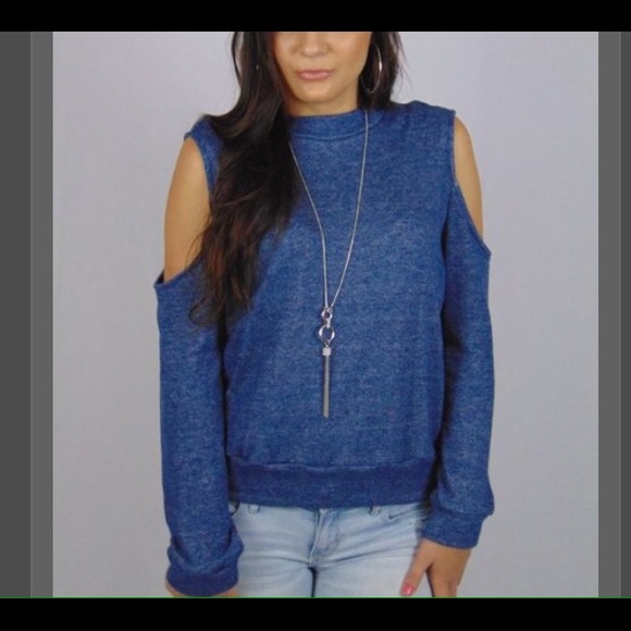 Denim Sweater