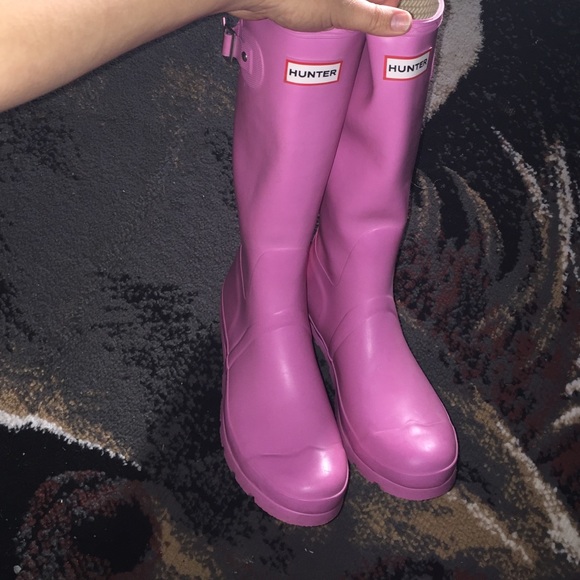 PINK HUNTER BOOTS