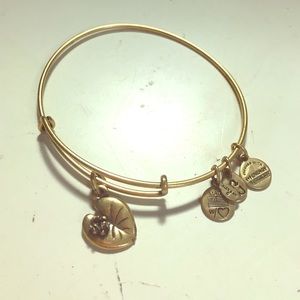 Gold Lily Pad Alex & Ani Bracelet