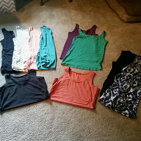 Huge lot of maternity tank tops
