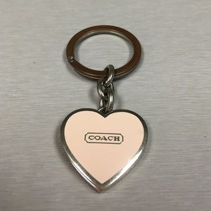 Coach Heart Locket Keychain