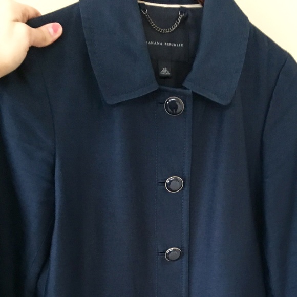 Gorgeous Peacoat in Sheen Deep True Blue (XS, EUC)