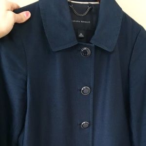 Gorgeous Peacoat in Sheen Deep True Blue (XS, EUC)