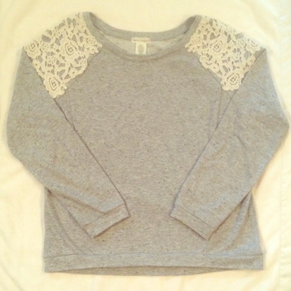 "Love on a hanger" crew neck sweater.
