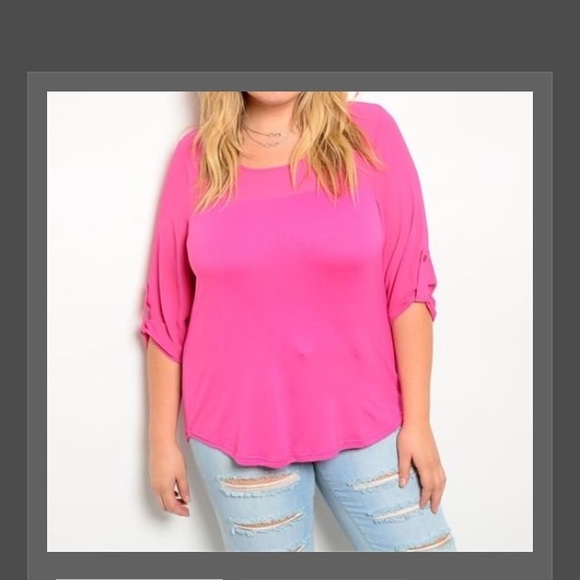 Fuchsia Top