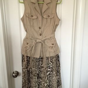 Vest and skirt