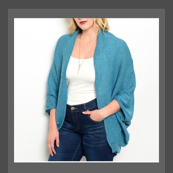 Plus- Jade Cardigan