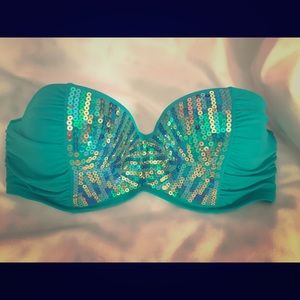 VS sequin bathing suit top 34DD