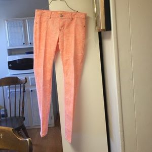 Cute Peach Straight Leg Fashion Jeans NWOT