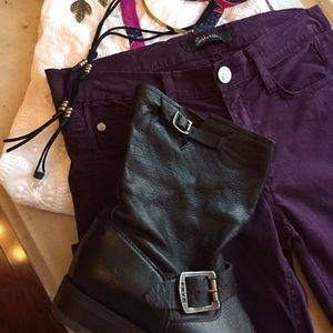 Guido and Mary grape colored jeans