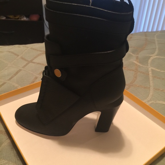 Fendi Diana harness ankle boots