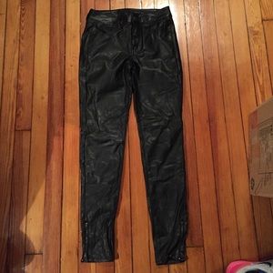 American Eagle Leather Pants