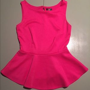 Bisou Bisou Peplum top