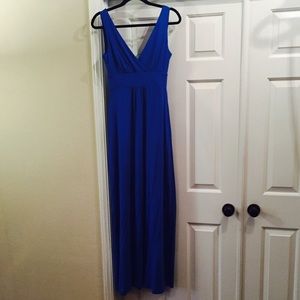 Royal Blue MAXI - cotton -worn once!!!!
