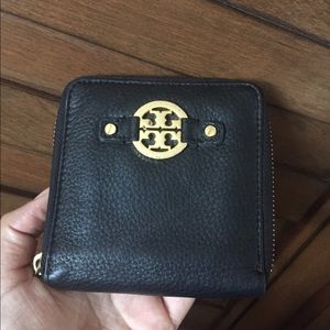 Tory Burch black leather wallet