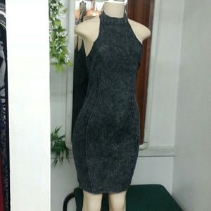 Black acid dress