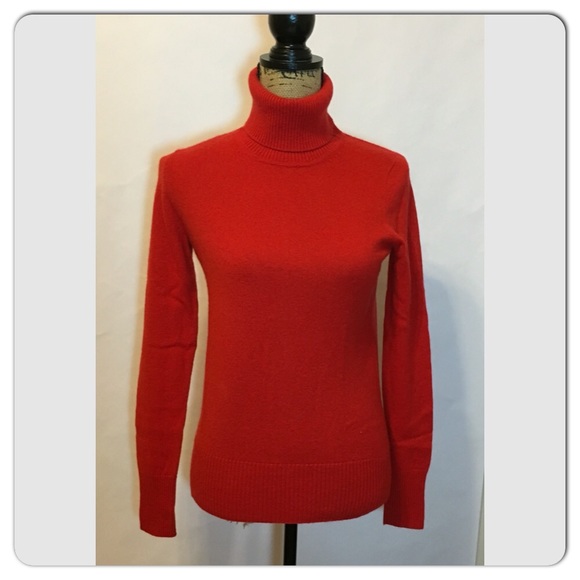 J Crew Cashmere Turtleneck Sweater