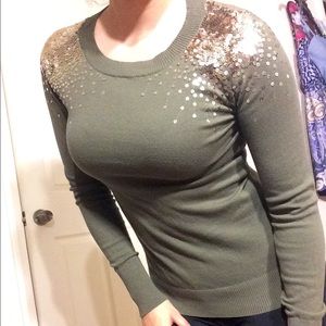 Express sequin sweater